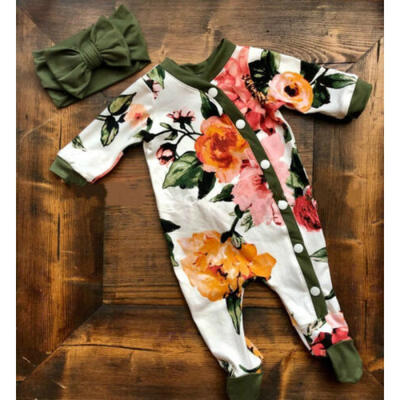 Newborn Baby Girl 2PCS Autumn Clothes Set Flower Romper Bodysuit Jumpsuit Outfit
Newborn Baby Girl 2PCS Autumn Clothes Set Flower Romper Bodysuit Jumpsuit Outfit
