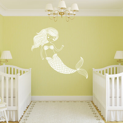 Mermaid Swimming out of Water Silhouette Wall Stickers Waterproof Bathroom Shower Room Wall Stick Art decors
Mermaid Swimming out of Water Silhouette Wall Stickers Waterproof Bathroom Shower Room Wall Stick Art decors