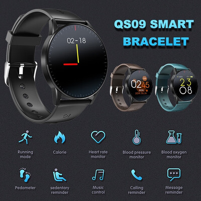 QS09 Smart Watch Fitness Tracker with Heart Rate Blood Pressure Monitor Men Women Outdoor Waterproof Sport Watches Pedometer
QS09 Smart Watch Fitness Tracker with Heart Rate Blood Pressure Monitor Men Women Outdoor Waterproof Sport Watches Pedometer