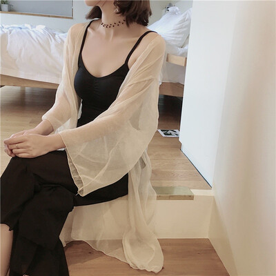 Womens Comfy Thin Fabric Chiffon Kimono Sexy Beach Long Blouse Summer Solid Long Sleeve Cardigan Comfortable Airy Elegant Shirt
Womens Comfy Thin Fabric Chiffon Kimono Sexy Beach Long Blouse Summer Solid Long Sleeve Cardigan Comfortable Airy Elegant Shirt
