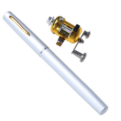 Portable Pocket Telescopic Mini Fishing Pole Aluminum Alloy Pen Shape Fishing Rod With Reel Wheel 6 Colors
Portable Pocket Telescopic Mini Fishing Pole Aluminum Alloy Pen Shape Fishing Rod With Reel Wheel 6 Colors