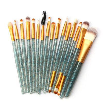15Pcs Fashion Shining Handle Makeup Brushes Set Eyes Face Foundation Brush Powder Blush Make Up Brush pinceaux maquillage W1
15Pcs Fashion Shining Handle Makeup Brushes Set Eyes Face Foundation Brush Powder Blush Make Up Brush pinceaux maquillage W1