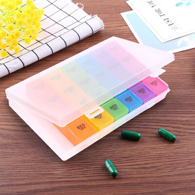 28 Grids 7 Days Portable Weekly Pill Case Medicine Tablet Dispenser Organizer Pill Box Splitters Jewelry Storage Box
28 Grids 7 Days Portable Weekly Pill Case Medicine Tablet Dispenser Organizer Pill Box Splitters Jewelry Storage Box