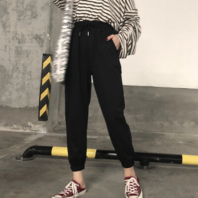 Pants Women Spring Autumn Loose Harem Feet Foot Pants High Waist Elastic Straight Nine Trousers Pantalones Mujer
Pants Women Spring Autumn Loose Harem Feet Foot Pants High Waist Elastic Straight Nine Trousers Pantalones Mujer