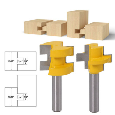 2PCS 8MM Milling Cutter Kit Shank Tongue & Groove Router Bit Set 3 Teeth T-shape Wood Accessories Woodworking Tools
2PCS 8MM Milling Cutter Kit Shank Tongue & Groove Router Bit Set 3 Teeth T-shape Wood Accessories Woodworking Tools