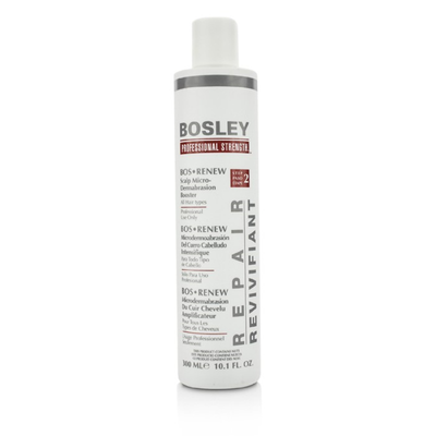 BOSLEY - Professional Strength Bos Renew Scalp Micro-Dermabrasion Booster - Step 2 For All Hair Types 300ml101oz
BOSLEY - Professional Strength Bos Renew Scalp Micro-Dermabrasion Booster - Step 2 For All Hair Types 300ml101oz