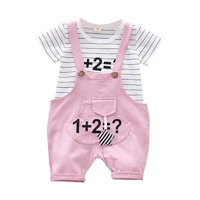 Boy Shorts Set Summer Baby Boys Short Sleeve Stripe Print Tops Blouse T-shirt Suspender Pants Children Casual Outfits Sets
Boy Shorts Set Summer Baby Boys Short Sleeve Stripe Print Tops Blouse T-shirt Suspender Pants Children Casual Outfits Sets