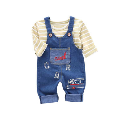 Toddler Kids Baby Boys Sets Long Sleeve Striped T-ShirtSuspender Pants Trousers Baby Clothes Outfit Set 1-4T
Toddler Kids Baby Boys Sets Long Sleeve Striped T-ShirtSuspender Pants Trousers Baby Clothes Outfit Set 1-4T