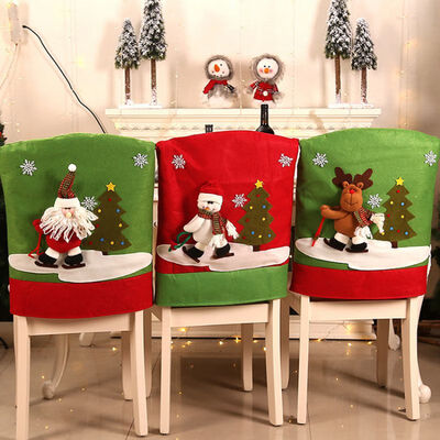 Creative Cute Christmas Festival Supply Home Supermarket Decoration Chair Cover High-quality Set
Creative Cute Christmas Festival Supply Home Supermarket Decoration Chair Cover High-quality Set