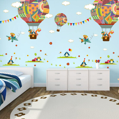 Gobestart Removable Art Mural Hot Air Balloon Child Home Living Room Decor Wall Sticker
Gobestart Removable Art Mural Hot Air Balloon Child Home Living Room Decor Wall Sticker