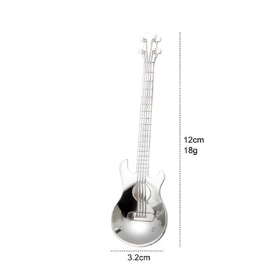 Stainless Steel Guitar Shape Tea Coffee Spoon Cutlery Kitchen Tableware Long Handle Spoons Coffee accessories
Stainless Steel Guitar Shape Tea Coffee Spoon Cutlery Kitchen Tableware Long Handle Spoons Coffee accessories