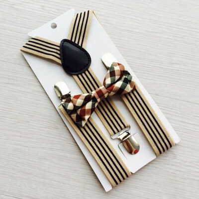 Casual Fashion British Style Childrens Striped Strap And Plaid Bow Tie Kit Clothing Performance Accessories 0-12Y Baby
Casual Fashion British Style Childrens Striped Strap And Plaid Bow Tie Kit Clothing Performance Accessories 0-12Y Baby