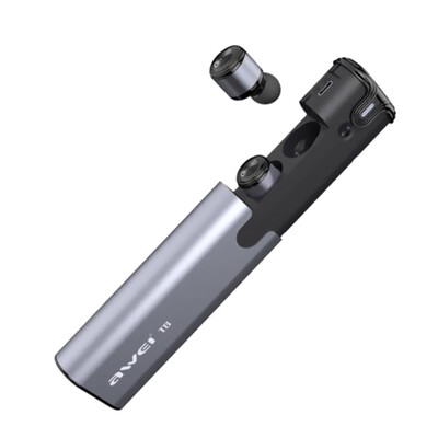 Awei T8 BT Earphone TWS In-Ear Wireless Earbuds with Mic Portable Sport Mobile Mini Earpiece with Charging Box
Awei T8 BT Earphone TWS In-Ear Wireless Earbuds with Mic Portable Sport Mobile Mini Earpiece with Charging Box