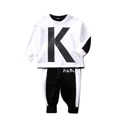 Autumn Baby Boys Costume Set Fashion Long Sleeve Alphabet Print Sweatshirt TopsPants Trouser
Autumn Baby Boys Costume Set Fashion Long Sleeve Alphabet Print Sweatshirt TopsPants Trouser