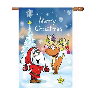 Tailored Christmas Flag Christmas Day Double-Sided Burlap Garden Flag 28 x 40 Inches
Tailored Christmas Flag Christmas Day Double-Sided Burlap Garden Flag 28 x 40 Inches