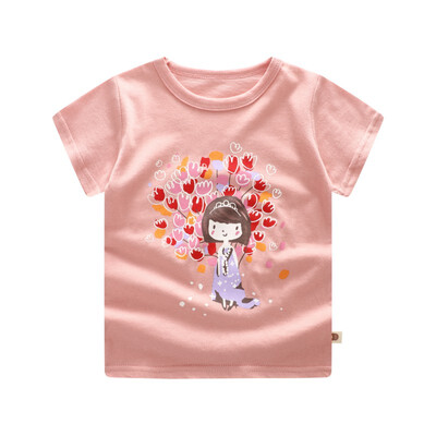 Summer Baby Toddler Boy Girl Cotton Short Sleeve T-shirt Cartoon Print Bottom Tops Shirts Comfortable For Dressing
Summer Baby Toddler Boy Girl Cotton Short Sleeve T-shirt Cartoon Print Bottom Tops Shirts Comfortable For Dressing