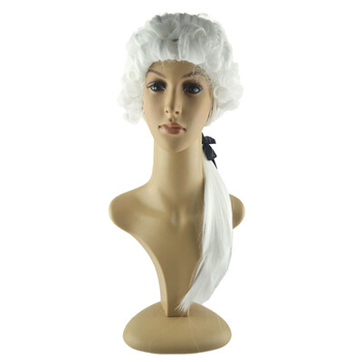 Cosplay Wigs White Lawyer Costume Accessories Wig For Men Women Costume Synthetic Curly Hair Woman Adult Halloween
Cosplay Wigs White Lawyer Costume Accessories Wig For Men Women Costume Synthetic Curly Hair Woman Adult Halloween