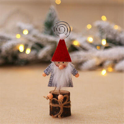 Toponeto Christmas Decorations Business Card Holder Creative Wood Forest Mans Note Clip
Toponeto Christmas Decorations Business Card Holder Creative Wood Forest Mans Note Clip