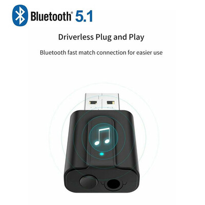 USB Bluetooth Transmitter Receiver 2 in 1 Bluetooth 50 Transmitter & Receiver Wireless 35mm Aux Adapter USB Car Audio Music
USB Bluetooth Transmitter Receiver 2 in 1 Bluetooth 50 Transmitter & Receiver Wireless 35mm Aux Adapter USB Car Audio Music