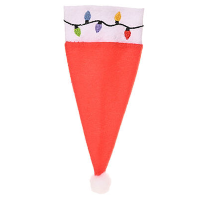 Cone Hat Silverware Cutlery Holders Pockets Cutter Forks Bag Wine Bottle Cap Cover Christmas Party Table Decoration
Cone Hat Silverware Cutlery Holders Pockets Cutter Forks Bag Wine Bottle Cap Cover Christmas Party Table Decoration