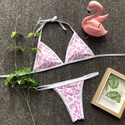 2019 Women Sexy Swimwear 2 Pieces Pink Leopard Print Summer High Waist Bandage Sunscreen Swimwear Backless
2019 Women Sexy Swimwear 2 Pieces Pink Leopard Print Summer High Waist Bandage Sunscreen Swimwear Backless