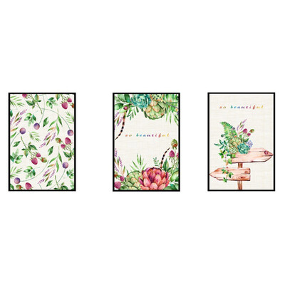 Wall Stickers 3PCSSet Self-adhesive Waterproof Wall Sticker Painting Picture No Frame 6 Styles Home Decoration Accessories
Wall Stickers 3PCSSet Self-adhesive Waterproof Wall Sticker Painting Picture No Frame 6 Styles Home Decoration Accessories