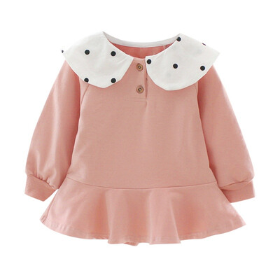 Autumn Children Girls Long sleeve Dress Cute Round Colla Rabbit Ears Dot Print Stitching Bottoming Sweet Princess Dress
Autumn Children Girls Long sleeve Dress Cute Round Colla Rabbit Ears Dot Print Stitching Bottoming Sweet Princess Dress