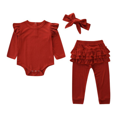 Autumn Baby Girl Long Sleeve Solid Romper Tops Skirt Trousers Headband Outfits Clothes
Autumn Baby Girl Long Sleeve Solid Romper Tops Skirt Trousers Headband Outfits Clothes
