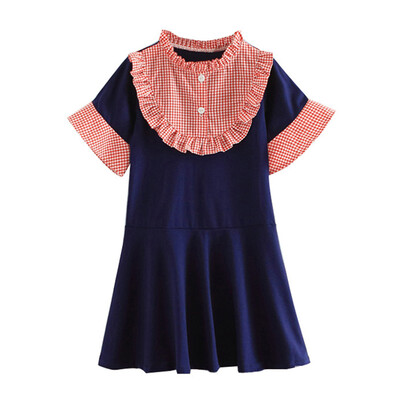 Children Summer Baby Girls Cute Plaid Print Bottoming Pleated Short Sleeve Sweat Dress Kids Princess Dress
Children Summer Baby Girls Cute Plaid Print Bottoming Pleated Short Sleeve Sweat Dress Kids Princess Dress