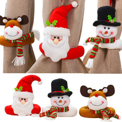 Christmas Curtain Buckles Cartoon Cute Curtain Holder Tiebacks For Home Decor Window Accessories
Christmas Curtain Buckles Cartoon Cute Curtain Holder Tiebacks For Home Decor Window Accessories