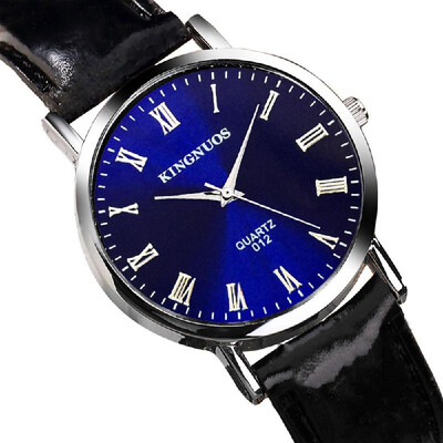 Korea Neutral Roman Digital Trend Fashion Belt Mens Watch Student Ultra-thin Quartz Watch Waterproof Watch Blue black belt
Korea Neutral Roman Digital Trend Fashion Belt Mens Watch Student Ultra-thin Quartz Watch Waterproof Watch Blue black belt