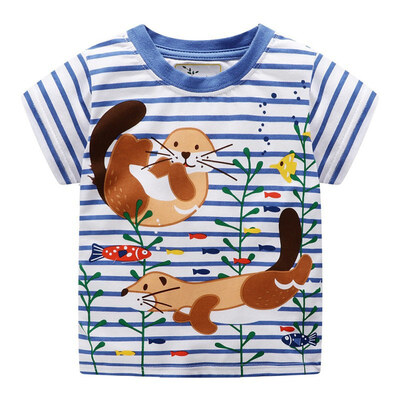 Summer Baby Girls Cartoon Stripe T-Shirt For Summer Infant Kids Girls T-Shirts Clothes Cotton Toddler Tops 2-7T
Summer Baby Girls Cartoon Stripe T-Shirt For Summer Infant Kids Girls T-Shirts Clothes Cotton Toddler Tops 2-7T