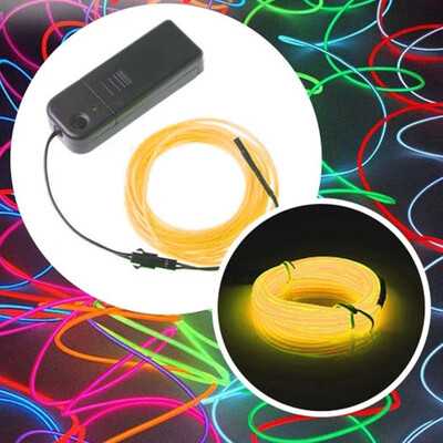 Siaonvr 1M Battery Operated Luminescent Neon LED Lights Glow EL Wire String Strip Rope
Siaonvr 1M Battery Operated Luminescent Neon LED Lights Glow EL Wire String Strip Rope