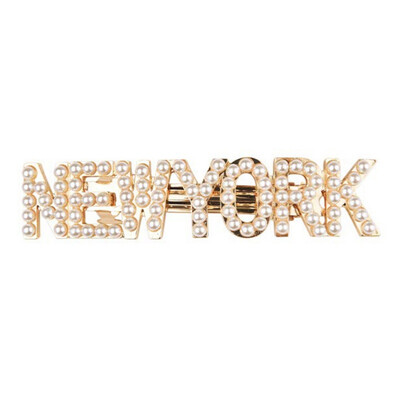 1 PC Women Pearls Hairclips City Name Letters Hairpins New York Tokyo Paris London Barrettes Hairgrip Hair Accessories
1 PC Women Pearls Hairclips City Name Letters Hairpins New York Tokyo Paris London Barrettes Hairgrip Hair Accessories