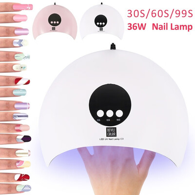 Professional 36W 12LED Smart Infrared Sensor UV Sunlight Nail Dryer Lamp Gel Polish Curing Timing Manicure Machine USB 3 Timers
Professional 36W 12LED Smart Infrared Sensor UV Sunlight Nail Dryer Lamp Gel Polish Curing Timing Manicure Machine USB 3 Timers