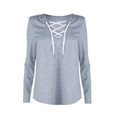 2018 Autumn Women Hoodie Casual Long Sleeve Hooded Pullover Lace Up Sweatshirts Hooded
2018 Autumn Women Hoodie Casual Long Sleeve Hooded Pullover Lace Up Sweatshirts Hooded