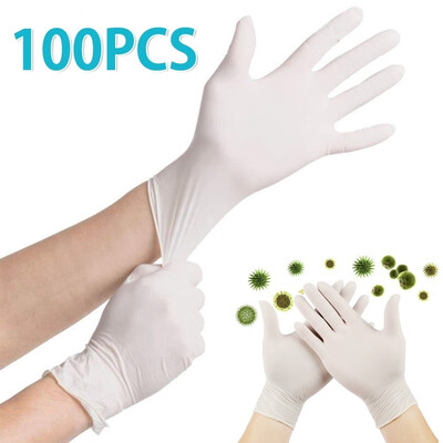 100pcs Disposable Off-white Protective Gloves Powder Latex Protective Gloves Super Elastic Oil-resistant Gloves
100pcs Disposable Off-white Protective Gloves Powder Latex Protective Gloves Super Elastic Oil-resistant Gloves