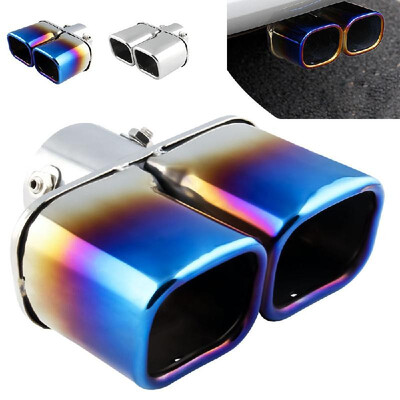 Special offer wholesale car modification universal one minute two square tail throat double exhaust pipe semi-roasted square tail
Special offer wholesale car modification universal one minute two square tail throat double exhaust pipe semi-roasted square tail