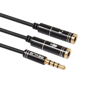 Quality 35mm Jack HeadphoneMic Audio Splitter Gold-Plated Aux Extension Adapter Cable Cord for Computer PC Microphone
Quality 35mm Jack HeadphoneMic Audio Splitter Gold-Plated Aux Extension Adapter Cable Cord for Computer PC Microphone