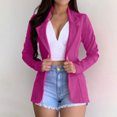 Toponeto Women Office Long Sleeved Coat Suit Slim Cardigan Solid Color Casual Tops
Toponeto Women Office Long Sleeved Coat Suit Slim Cardigan Solid Color Casual Tops
