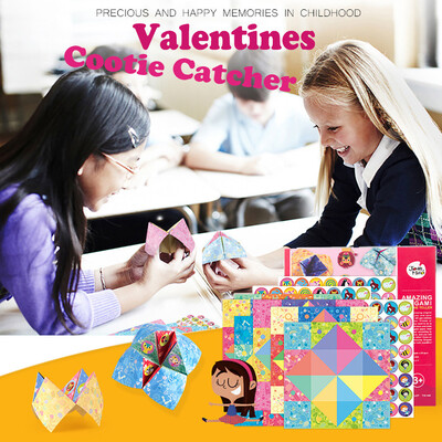 YIWULA Valentines Cootie Catcher with Envelopes Pack of 24 Cards for Love Party
YIWULA Valentines Cootie Catcher with Envelopes Pack of 24 Cards for Love Party
