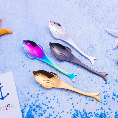 Pack Of 1 Novelty Stainless Steel Engraved Cartoon Dolphin Shape Spoon For Coffee Tea Sugar Dessert Mixing Stirring
Pack Of 1 Novelty Stainless Steel Engraved Cartoon Dolphin Shape Spoon For Coffee Tea Sugar Dessert Mixing Stirring