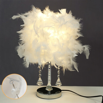 Bedside Reading Room Table Light Feather Crystal Table Lamp Light Sitting Room Table Lamp Light
Bedside Reading Room Table Light Feather Crystal Table Lamp Light Sitting Room Table Lamp Light