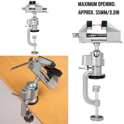 Table Pliers Aluminum Alloy Vise Mini DIY Household Table Clamp Bench Vice Tool Accessories Electric Drill Grinder Bracket Holder
Table Pliers Aluminum Alloy Vise Mini DIY Household Table Clamp Bench Vice Tool Accessories Electric Drill Grinder Bracket Holder