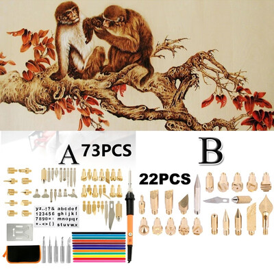 2273 Pcs Wood Branding Iron Carving Pyrography Pen Kit Adjustable Temperature Pyrography Soldering Iron Set
2273 Pcs Wood Branding Iron Carving Pyrography Pen Kit Adjustable Temperature Pyrography Soldering Iron Set