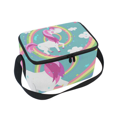 Lunch Box Insulated Lunch Bag Large Cooler Colored Rainbow Unicorn Tote Bagfor Kids Men Women
Lunch Box Insulated Lunch Bag Large Cooler Colored Rainbow Unicorn Tote Bagfor Kids Men Women