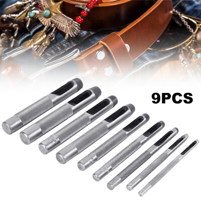 9PCS 25-10mm Leather Craft Hole Punch Tool Thick Steel Craft Round Belt Paper Clothes Canvas Punching DIY Hole Punch
9PCS 25-10mm Leather Craft Hole Punch Tool Thick Steel Craft Round Belt Paper Clothes Canvas Punching DIY Hole Punch