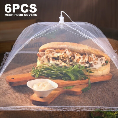 6PCS Household Washable Outdoor Anti Flies Cookout Anti Mosquito Net Food Protector Food Cover Kitchen Helper
6PCS Household Washable Outdoor Anti Flies Cookout Anti Mosquito Net Food Protector Food Cover Kitchen Helper