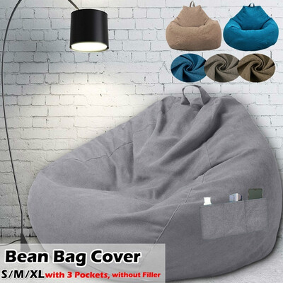 SMXL Bean Bag Sofa Cover with 3 Pockets without Filler Linen Cloth Lounger Seat Bean Bag Pouf Puff Couch Tatami Living Room
SMXL Bean Bag Sofa Cover with 3 Pockets without Filler Linen Cloth Lounger Seat Bean Bag Pouf Puff Couch Tatami Living Room