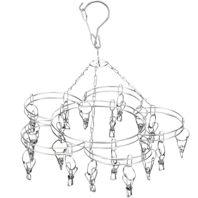 Pretty world clothes hanger 20 clip drying rack stainless steel plum-shaped clothespin drying rack windproof disc solid long socks rack drying rack WG-1531
Pretty world clothes hanger 20 clip drying rack stainless steel plum-shaped clothespin drying rack windproof disc solid long socks rack drying rack WG-1531
